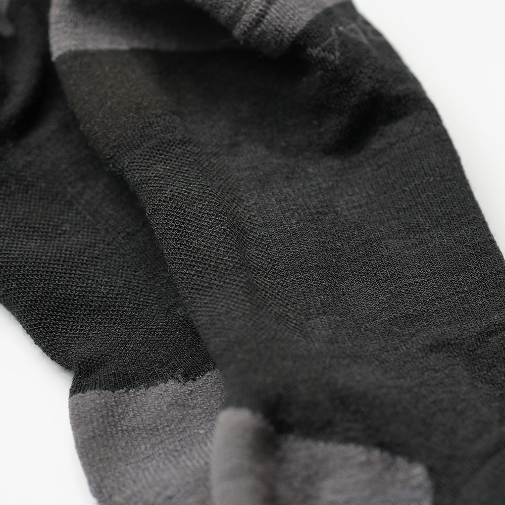 Merino Blend Trainer Socken (3 Pack - Black)