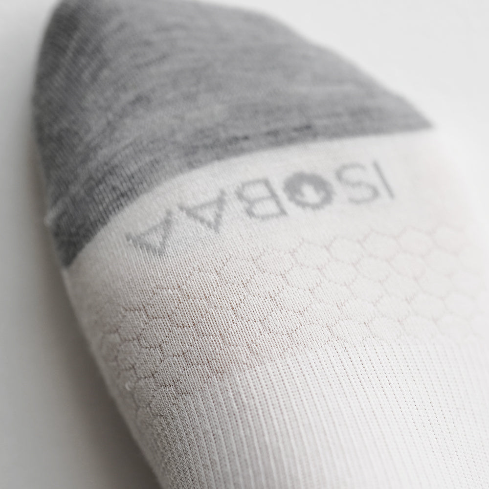 Merino Blend Trainer Socken (3 Pack - White)