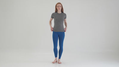 Womens Merino 200 Tights (Blue) | align: 45% 50% | Model: Sophie