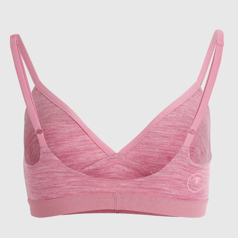 Womens Merino Blend 160 Bralette (Blush)