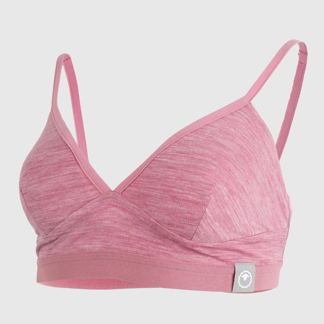 Womens Merino Blend 160 Bralette (Blush)
