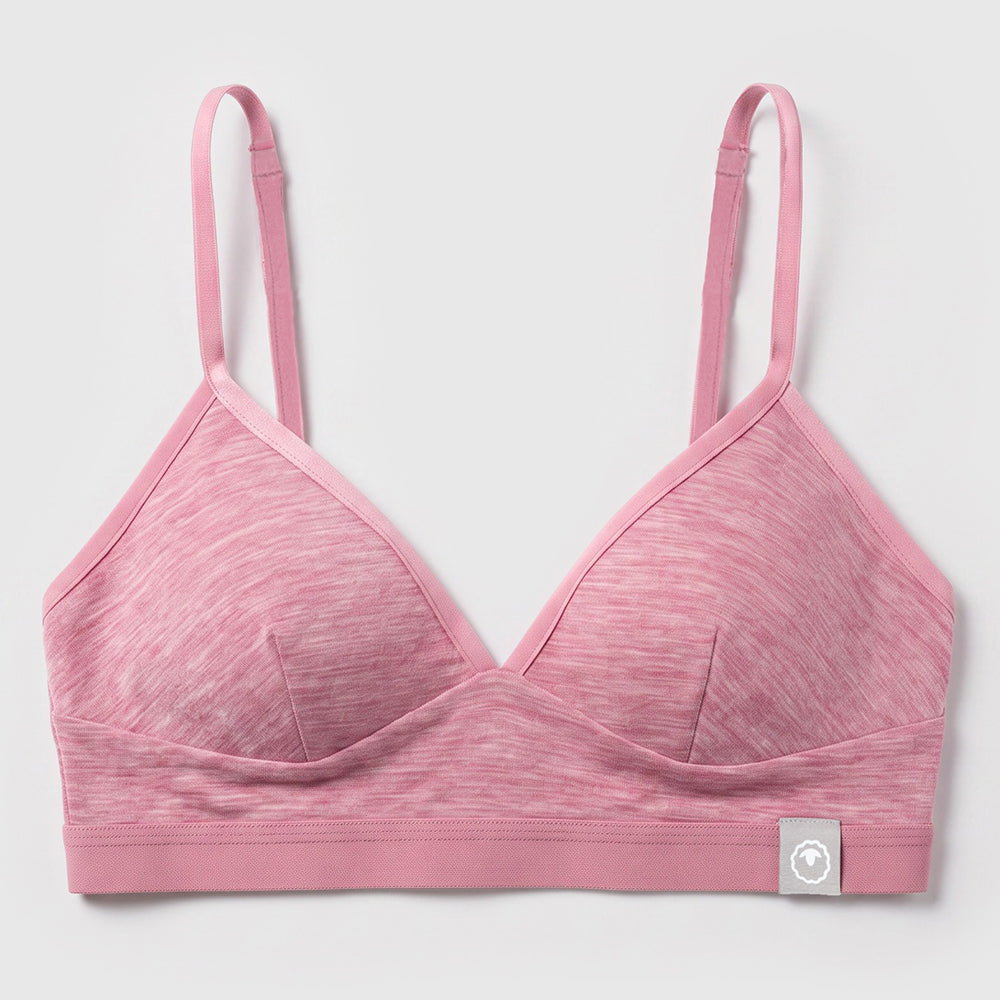 Womens Merino Blend 160 Bralette (Blush)