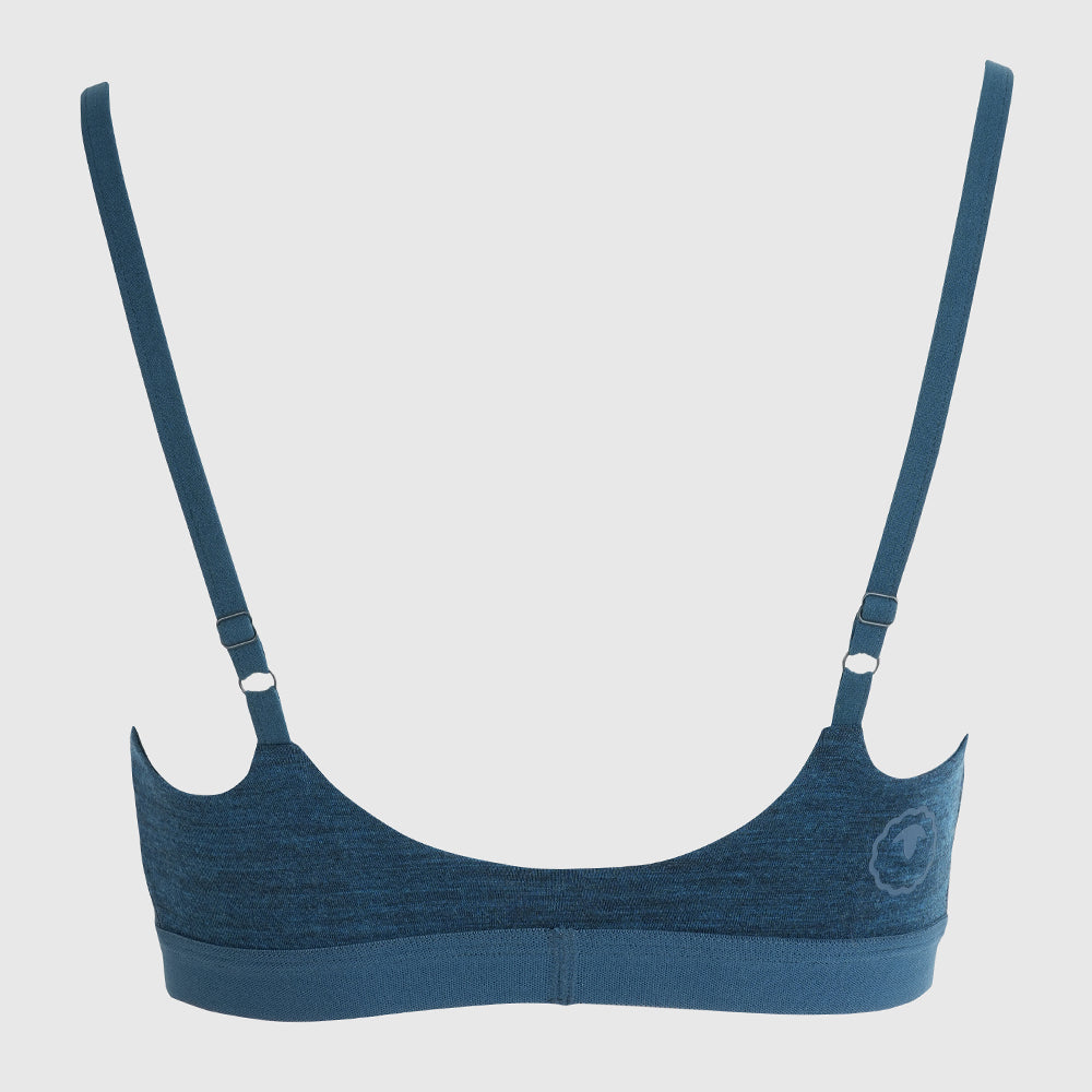 Womens Merino Blend 160 Bralette (Petrol)