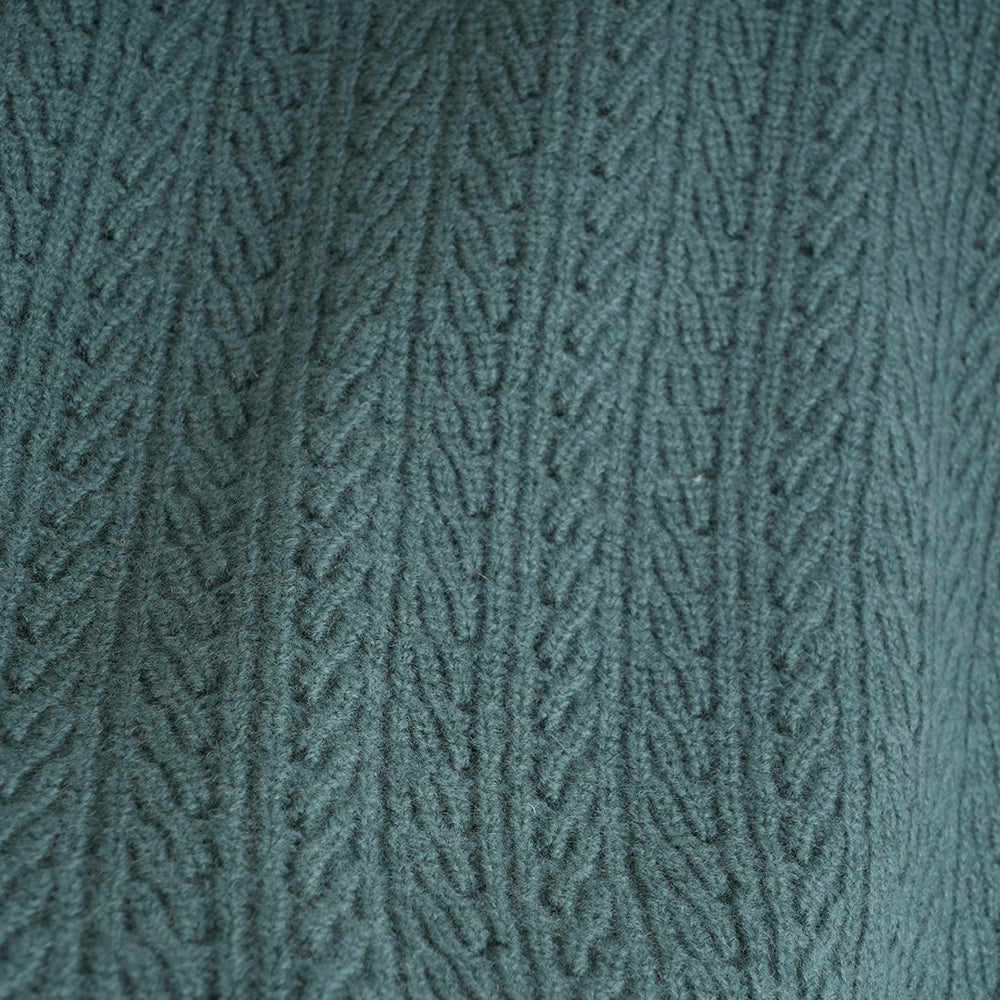 Damen Clover Merino Crew Sweater (Sea Green)