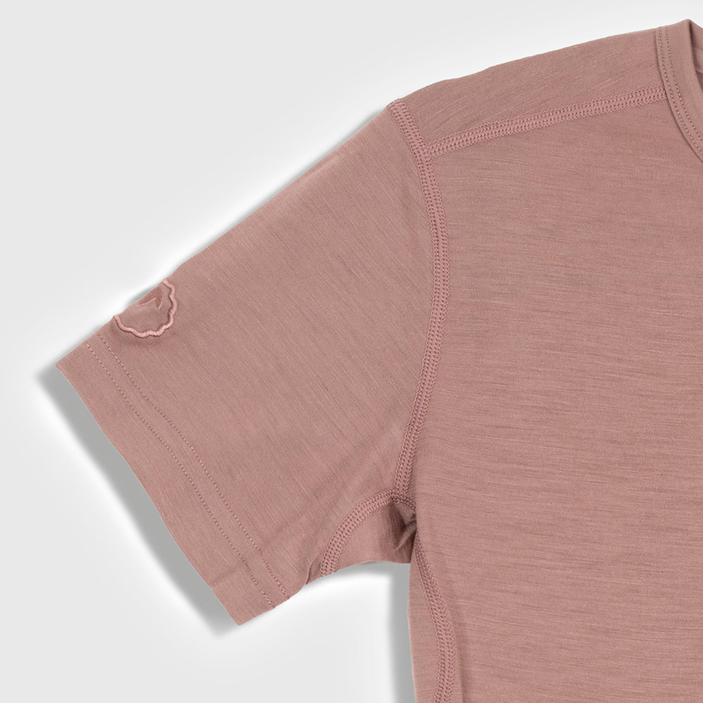Womens Merino 150 Short Sleeve Crew (Burlwood)
