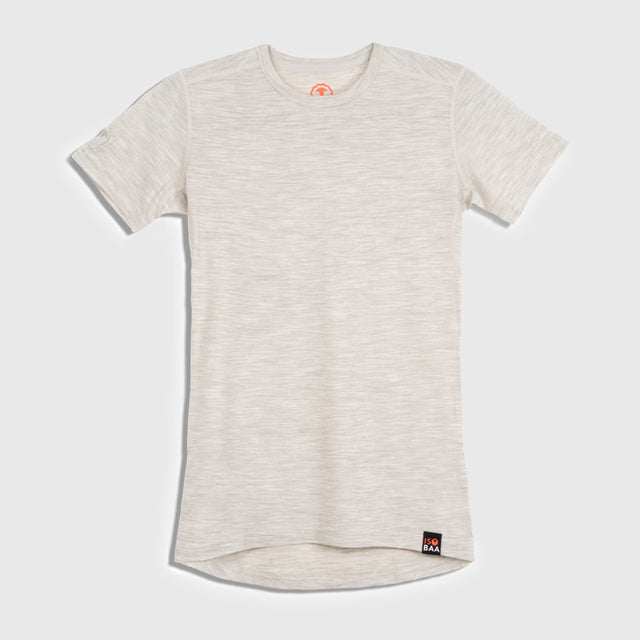 Womens Merino 150 Short Sleeve Crew (Jute)