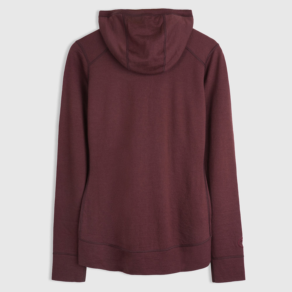Womens Merino 260 Casual Hoodie (Sable)