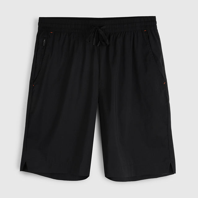 Womens Merino Active Blend Travel Shorts (Black)