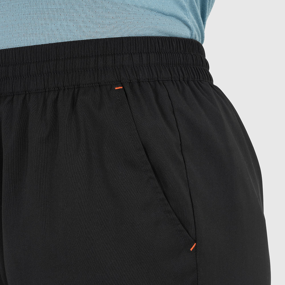Womens Merino Active Blend Travel Shorts (Black)