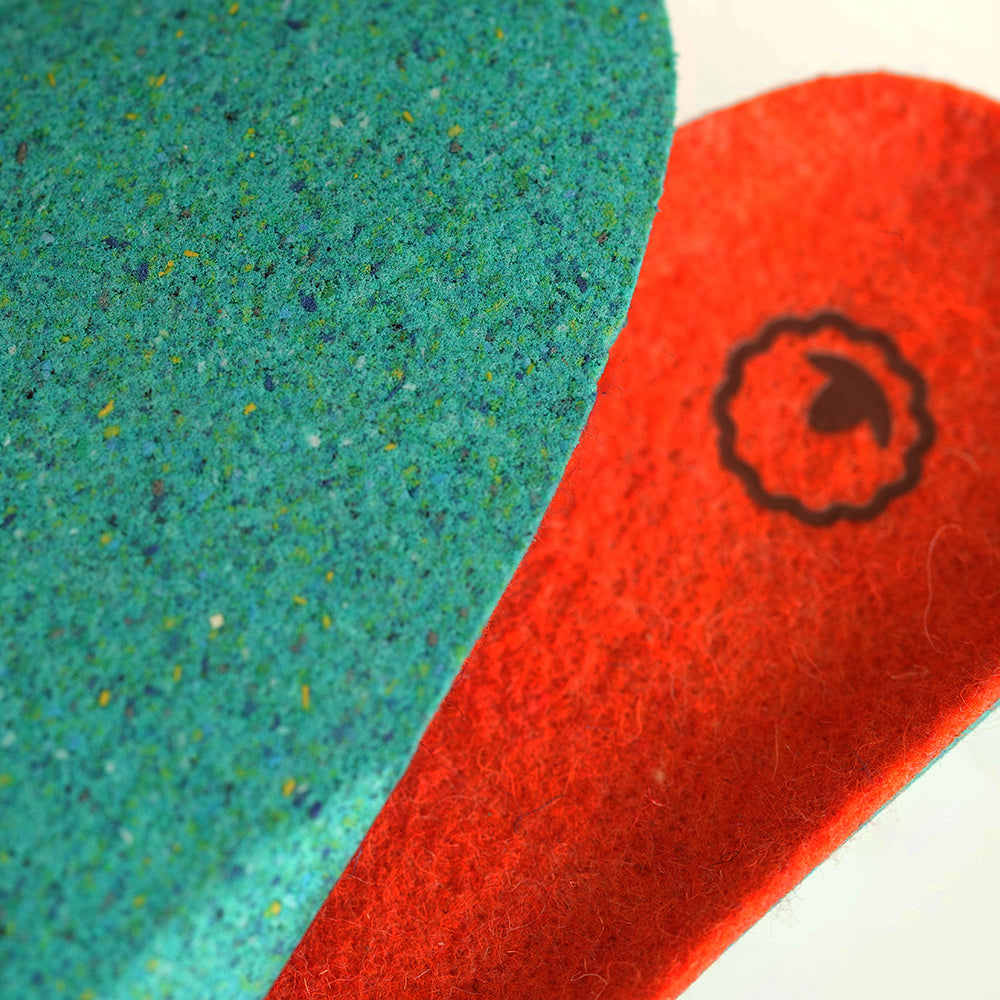 Isobaa | Merino Wool Blend Slippers (Bran/Orange) | Comfort that lasts – Isobaa's Merino blend slippers are your companions for relaxation both indoors and out.