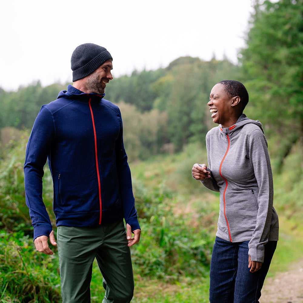 Isobaa | Merino Fisherman Beanie (Black Melange) | From mountain trails to city streets, our extra-fine Merino fisherman beanie delivers classic style and unmatched comfort.