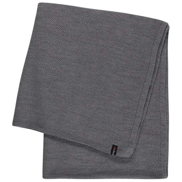 Isobaa | Merino Honeycomb Shawl (Charcoal) | Chase away the chill in style with Isobaa's extra-fine Merino shawl.