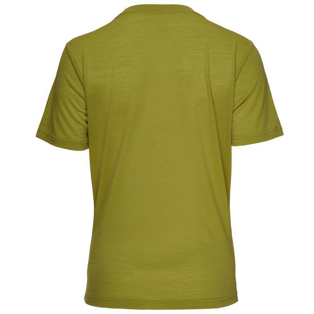 Isobaa | Womens Merino 150 Emblem Tee (Lime) | Conquer trails and city streets in comfort with Isobaa's superfine Merino T-Shirt.