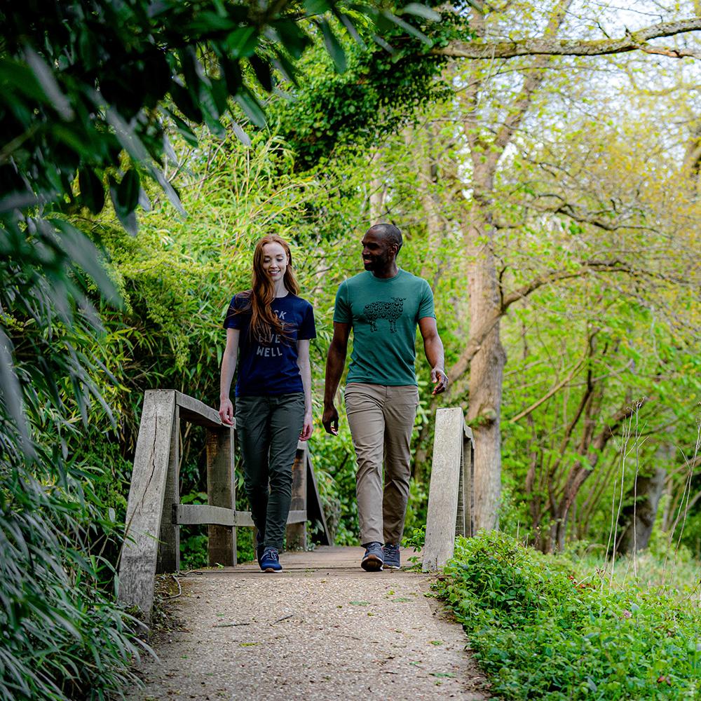 Isobaa | Womens Merino 150 Pack Light Tee (Navy) | Gear up for everyday adventures and outdoor pursuits with Isobaa's soft superfine Merino Tee. | Model: Sophie