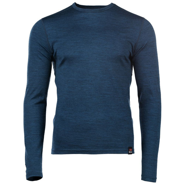 Isobaa | Mens Merino 180 Long Sleeve Crew (Petrol) | Get outdoors with the ultimate Merino wool long-sleeve top.