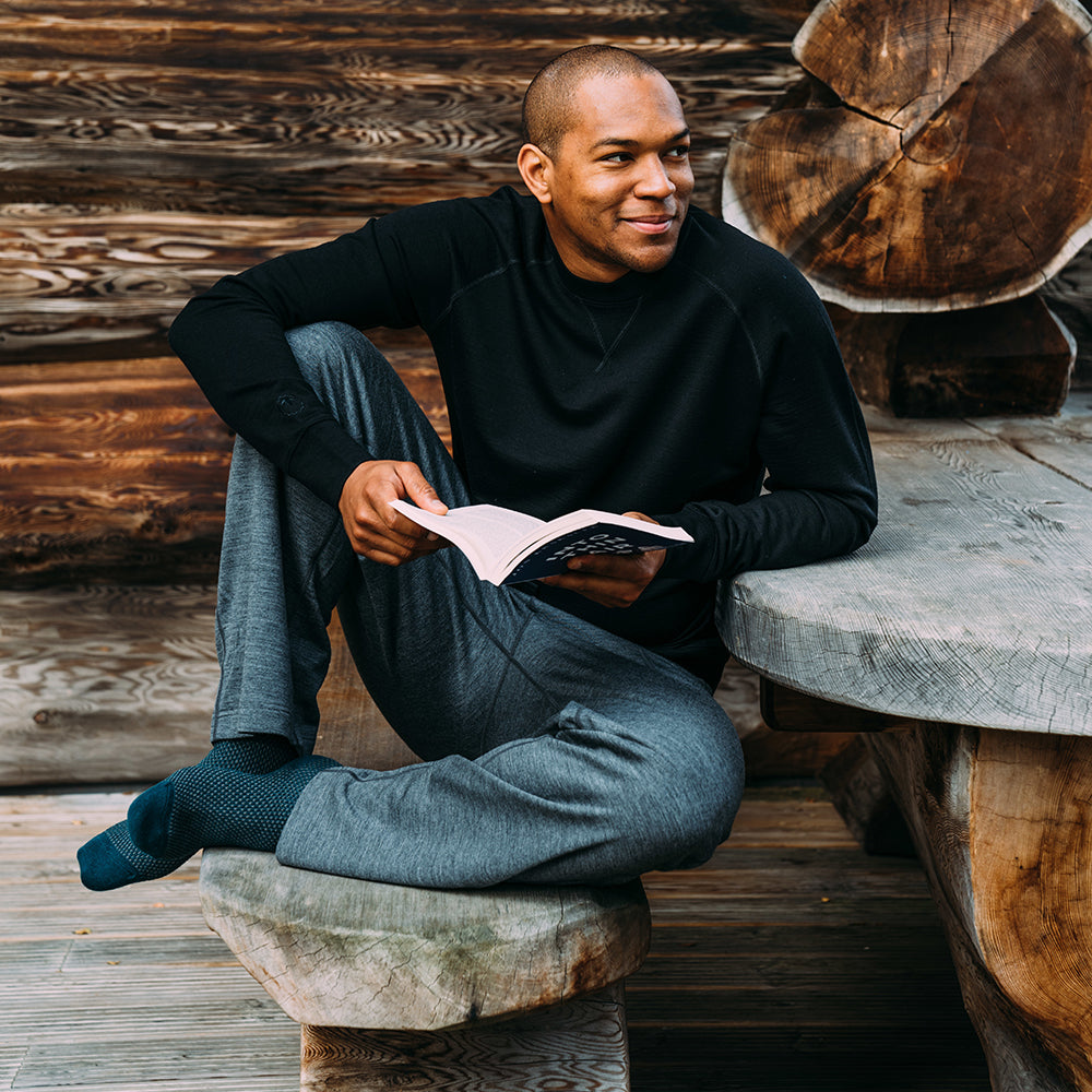 Merino 260 Lounge Sweatshirt (Black)